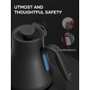 INTASTING Electric Kettle, Gooseneck Electric Kettle, ±1℉ Temperature Control, Stainless