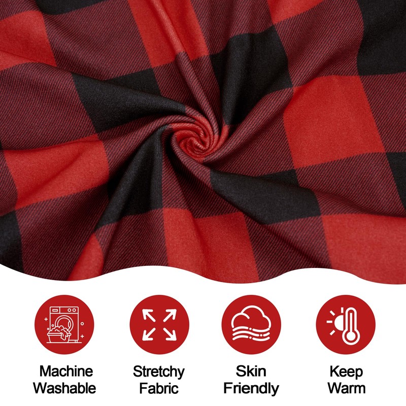XPUDAC 2 Pack Plaid Dog Pajamas for Small Sized Dog,