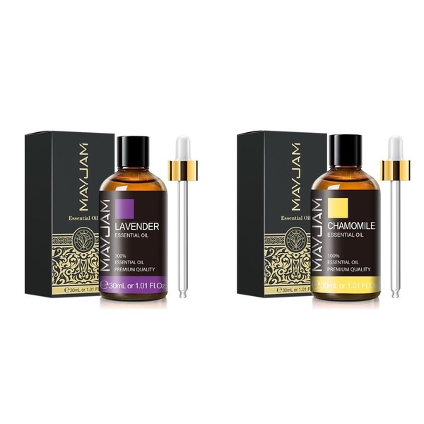MAYJAM 30ML/1.01FL.OZ Lavender Essential Oil and Chamomile Essential Oil