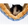 Dnoifne Fleece Winter Warm Rat Hammock, Double Layer Hanging Birds