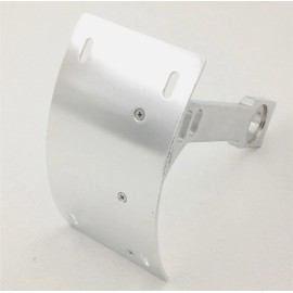 Curve Side Mount Curve License Plate Bracket Tag Holder For Yamaha Warrior/ V-Max Chro