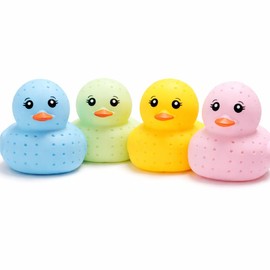 Bath Toy, Duck, Water Balloons, Duck, Bath Play, Water Play, Squishy, Bath Time, Set of 4 Colors
