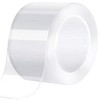 Caulk Tape Clear 1.96 Inch x 33 Feet, Waterproof, Self
