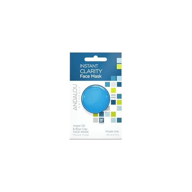 Andalou Naturals Instant Clarity Argan Oil & Blue Clay Mask