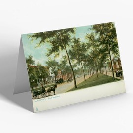 GREETING CARD - Vintage Illinois USA - Chicago. Grand Boulevard (a)