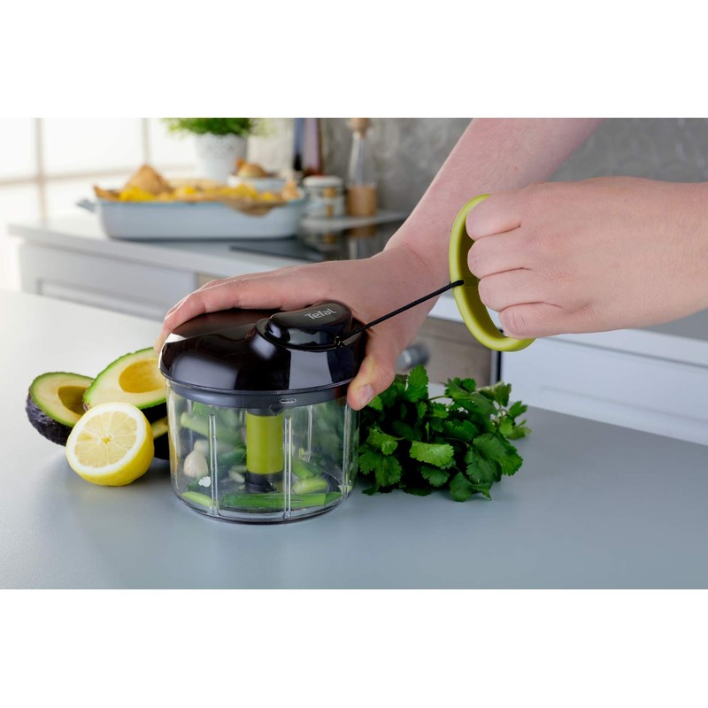 Tefal K1321324 Manual Chopper 5 Seconds | with Special Puree