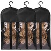 HASTHIP® 3 bolsas para guardar extensiones de cabello y pelucas