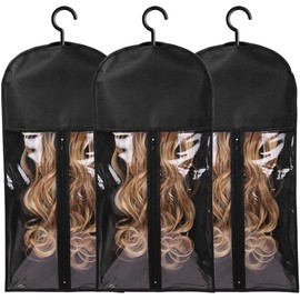 HASTHIP® 3 bolsas para guardar extensiones de cabello y pelucas