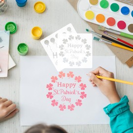 Seasonal Home Sign Stencils - 16pcs Reusable Festival Word 5.9 in Templates for Painting on Wood, Walls, Doors, and DIY Craft Projects