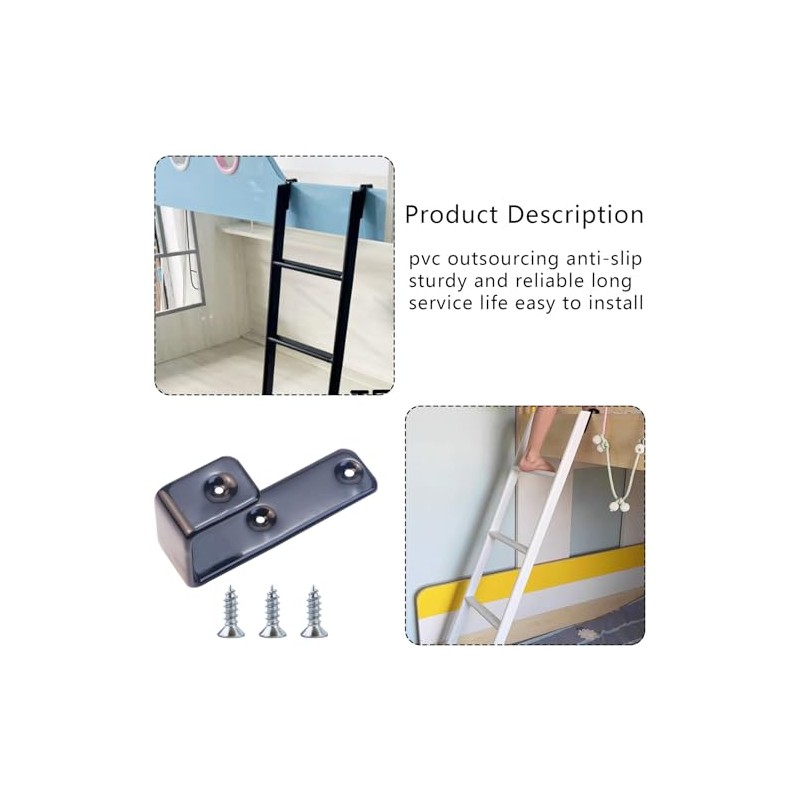 Abvsdu 2PCS Bunk Bed Ladder Hook, 1" Kids Replacement Hardware