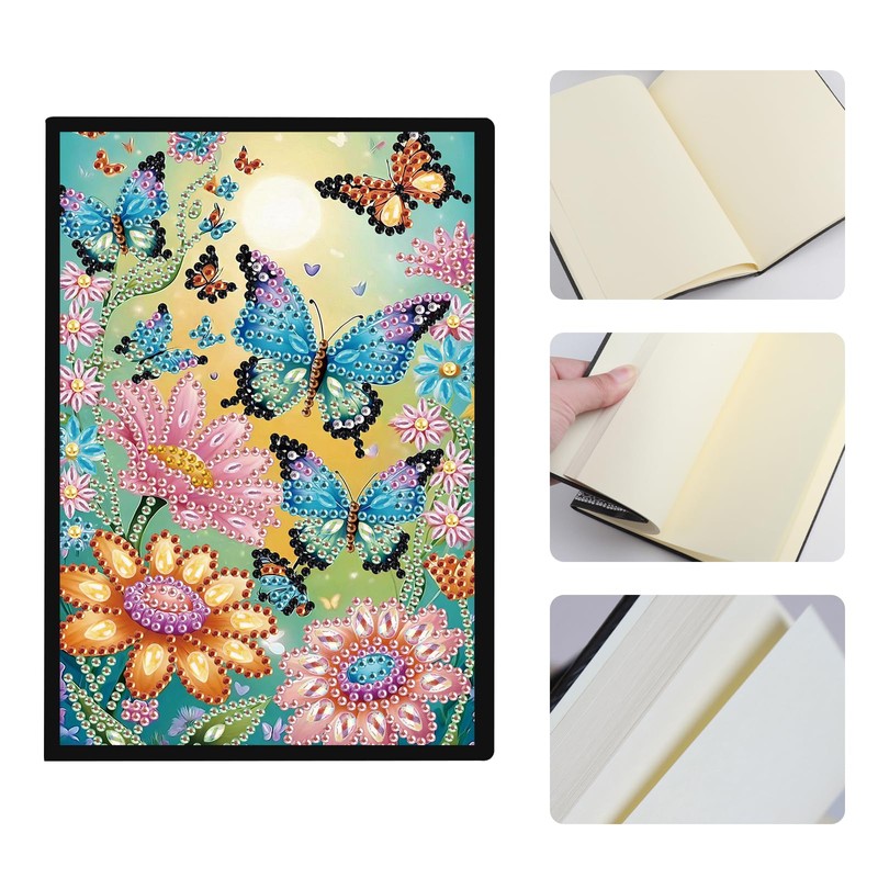 JISHSHAY Diamond Painting Notebook Journal Diamond Art Note Book Gem