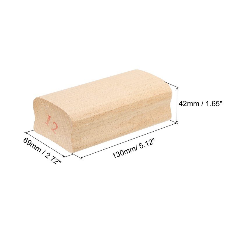 PATIKIL Guitar Radius Sanding Block Fret Leveling Fingerboard 12 Inch