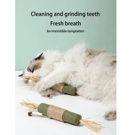 Bigpomelos 5.9 inches Extra Large Catnip Toy， All Cats Fit Natural Herbal Catnip Toy for Chewing, Scratching & Stress Relief，Smell That Drives Cats Crazy