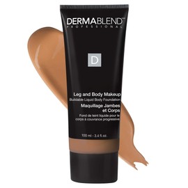 Dermablend Leg & Body Foundation Makeup, For Legs, Veins, Stretch marks, Buildable Liquid Body Foundation, 100mL