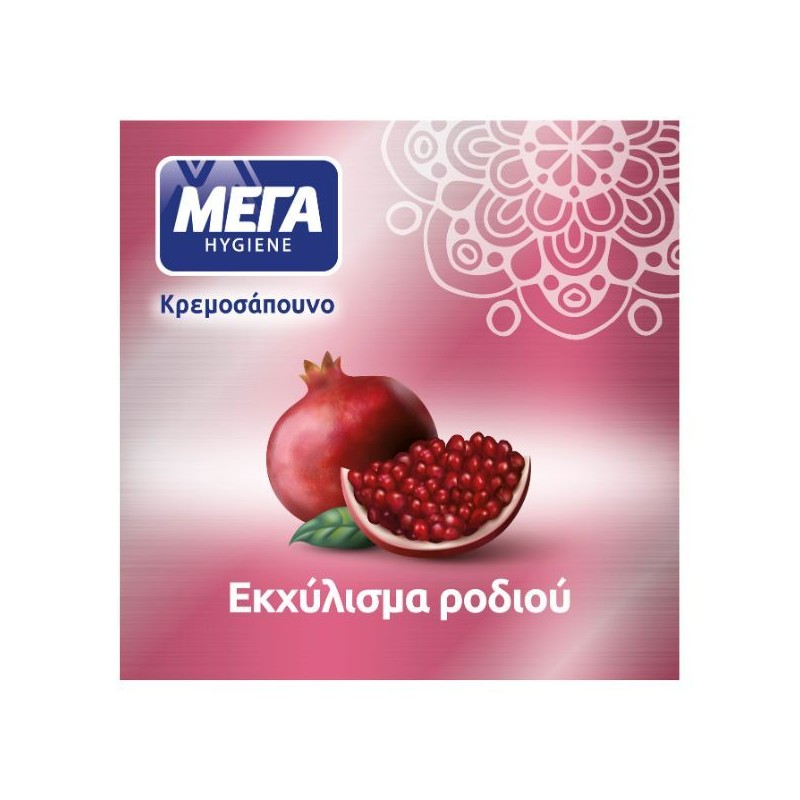 MEGA ΜΕΓΑ Hygiene Liquid Hand Wash with Pomegranate Extract Eco