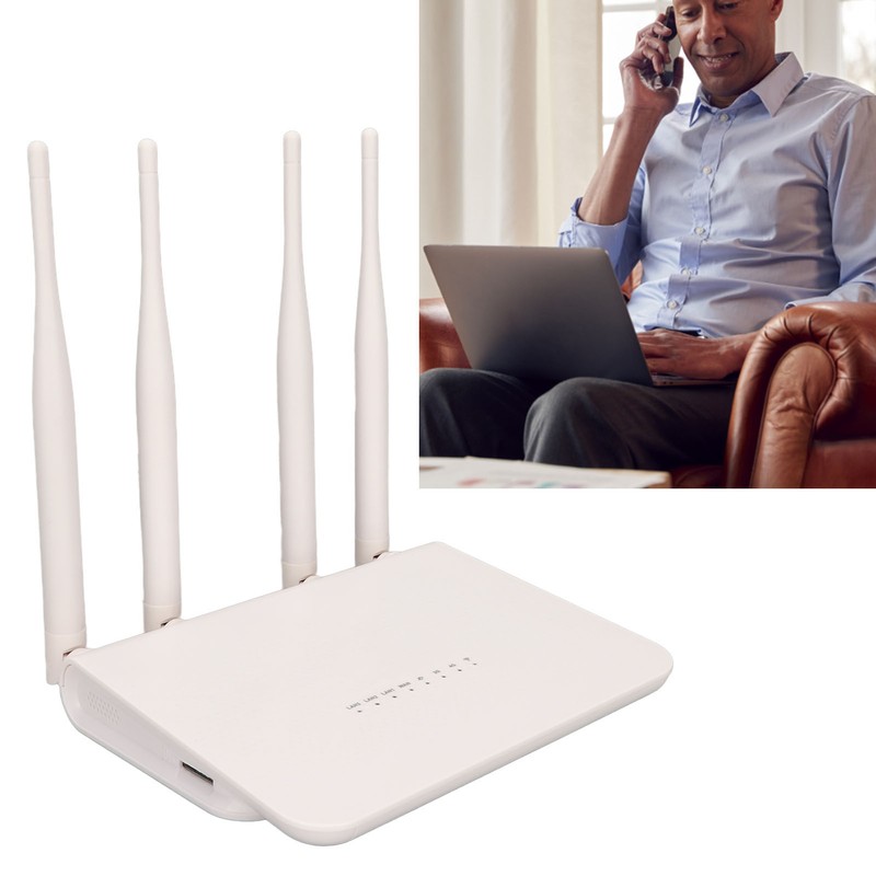 4G LTE Modem Router with SIM Card Slot 4 Antennas