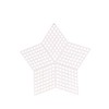 Vaessen Creative Plastic Canvas, Star-Shaped, 7 Count, Flexible Mesh Sheets