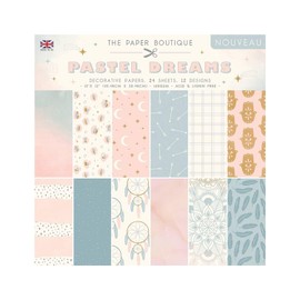 Paper Boutique Pastel Dreams-Paper Pad, Multicoloured, 12x12 inches