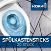 kör4u Cistern Sticks - 20 Blue Cleaning Tabs for Duofresh,