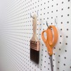 Custom Size 3/16'' X 12'' X 24'' Pegboard White Panel