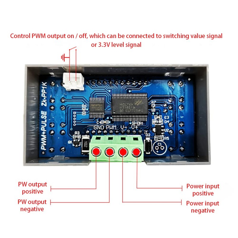 Fasizi PWM Signal Generator 1Hz~150KHz Dual Mode Generator Adjustable Pulse
