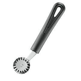 Westmark Teigrad/Gewelltes Schneidrad, ø 3,6 cm, Länge: 17,6 cm, Rostfreier Edelstahl/Kunststoff, Gentle, Schwarz, 28322270