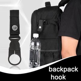 TEOZBLU Pack of 4 Tactical Key Chain, Belt Clip, Nylon Belt Carabiner Practical for Outdoor Camping Hiking Hunting Mountaineering Camping Hiking
