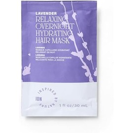 ion Lavender Overnight Mask Packet, Hydrating Hair Mask, Vegan, Paraben & Cruelty Free, 1 Fl Oz
