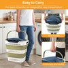 2 Pcs 42L/11.2 Gal Collapsible Laundry Basket - Foldable Plastic