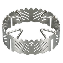 CAMPING MOON ST-132 Single Burner, ST-310 ST-340 Windshield, Trivet, Ring Shape, Stainless Steel 304, Solo Kitchen
