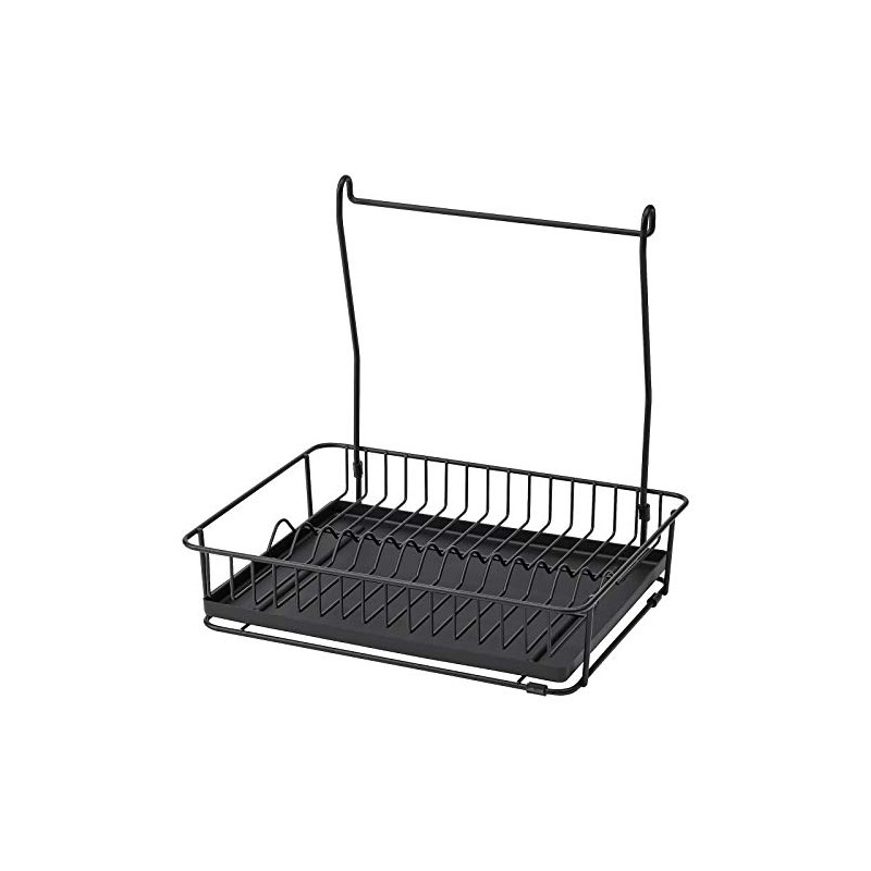 Ikea TSSP Dish Drainer, Black(Length: 29.8 cm Width: 38.5 cm