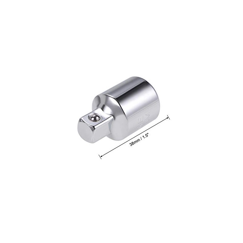 sourcing map 2 Pcs 1/2 Inch Drive (F) x 3/8