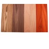 Imported Exotic Hardwood Variety Pack - Zebrawood, Walnut, Padauk, Okoume