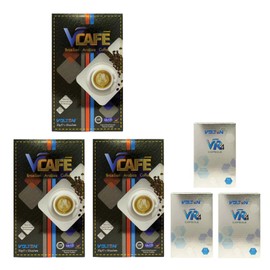 Generic 3 Box Volten VCafe Brazilian Arabica Coffee 20 Sachets + 3 Box Volten VR4 50 Capsules