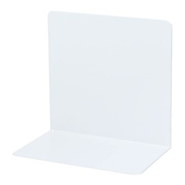 Sonic DA-7164-W Bookend with Magnet, L-Shaped, Wide, 1 Piece, White