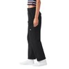 Dickies Women's Cropped Cargo Pant, Black, 26