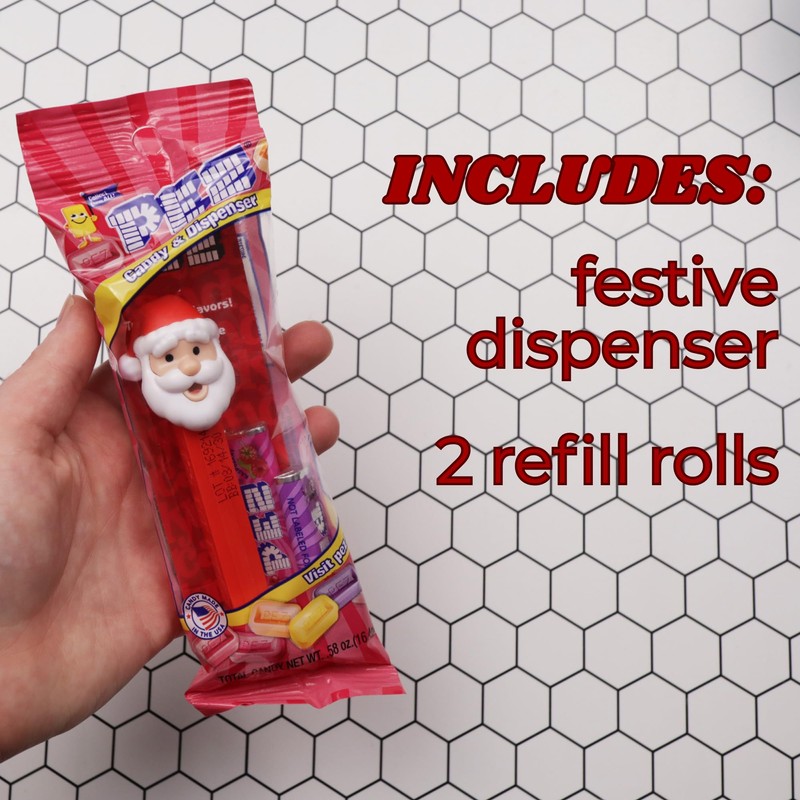 Pez Christmas Candy Dispensers Gift Set, Holiday Characters and Assorted
