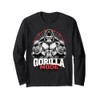 Gorilla Mode Workout Übung Gewichte Gewichte Starkes Fitnessstudio Langarmshirt