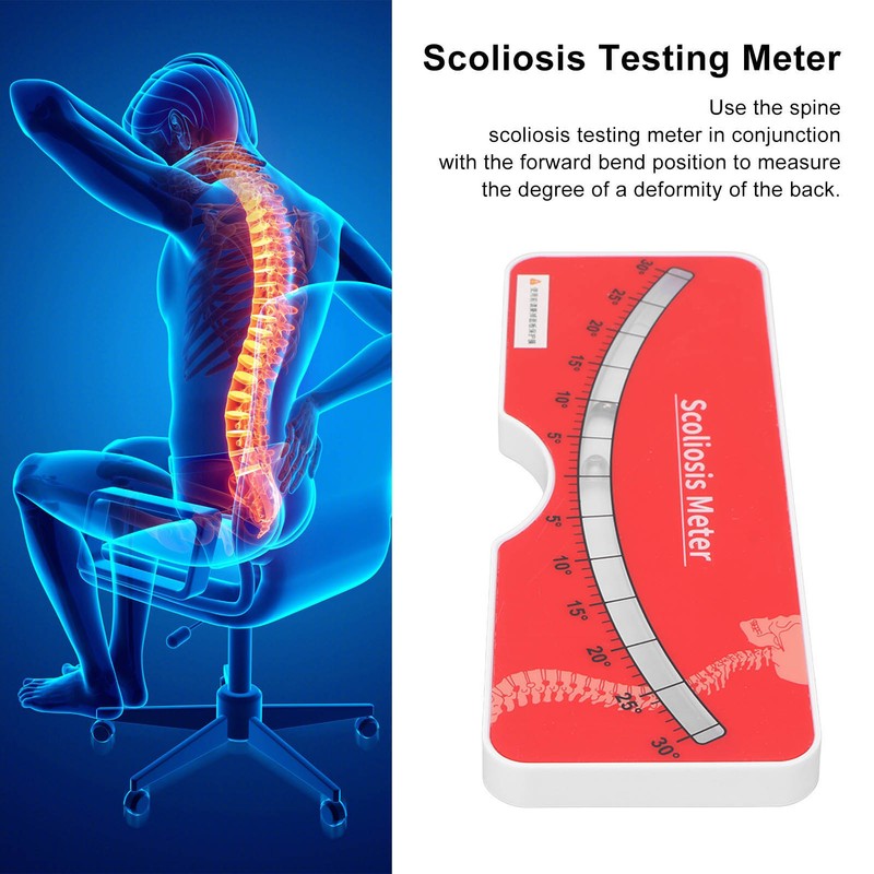 Scoliosis Measuring Tool 0‑30° Testing Range Accurate Data Back Spine