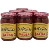 El Pinto Hot Salsa, 16 Ounce (Pack of 6)