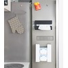 UMJCWELL Kitchen Paper Holder, Tissue Case, Magnetic Magnetic Tissue Case,