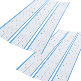 Double Sided Hair Extension Tape Tabs,6 PCS Toupee and Hair Piece Tape,Hair Extension Tapes Human Hair Weft Replacement,Waterproof,for Hair Extensions,Wigs and Hairpieces Replacement(4 x 30 cm)