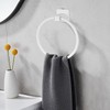 YUET Wall Mounted Towel Ring Rail Bar Bath Holder Hanger