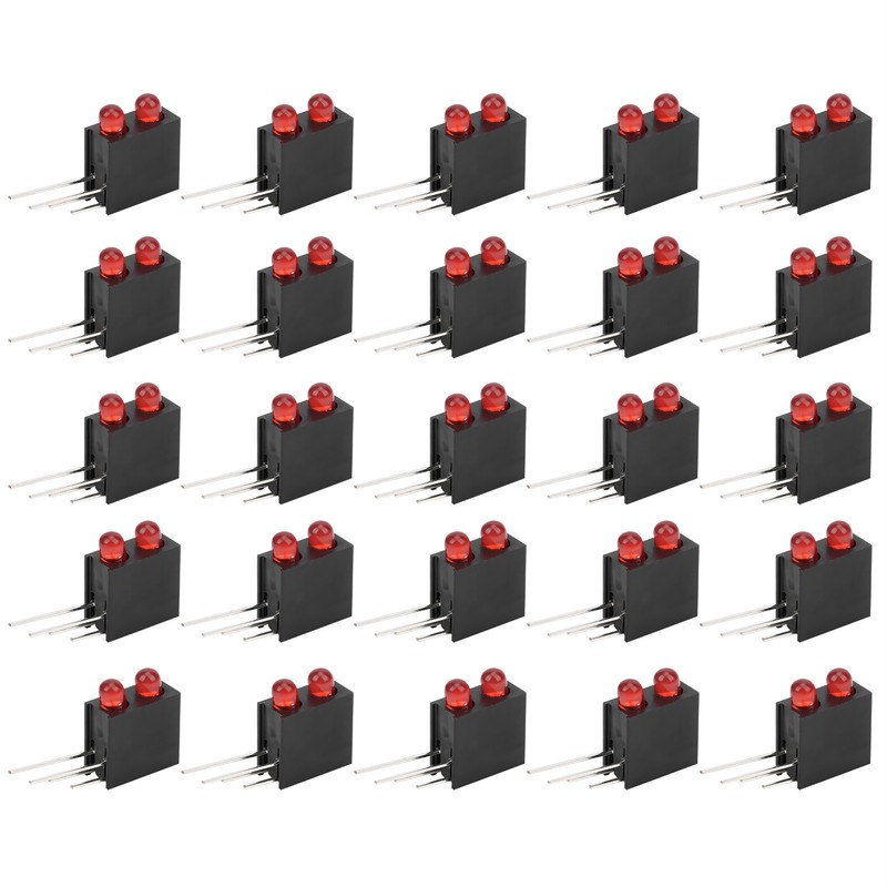 100Pcs 3mm Light Holder Dual Hole LED Diode Lamp with