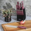 Oster Langmore 15 Piece Stainless Steel Cutlery Knife Block Set