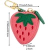 Crovakeu 1pcs Strawberry Coin Purse – Fruit Charm Change Purse