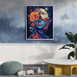 Landscape Paint by Number for Adults Beginners, DIY Acrylic Watercolor Painting Kits on Canvas, Paint by Number Oil Painting Crafts Perfect for Home Wall Decor 16x20 Inch