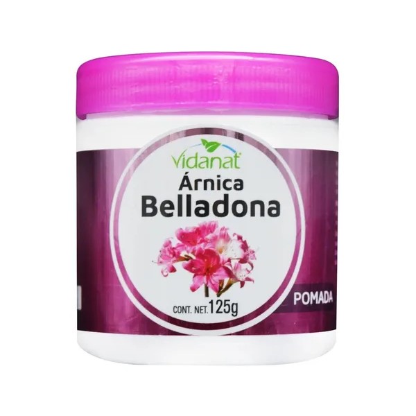 Vidanat Pomada de Árnica y Belladona 125g - Alivio Calmante