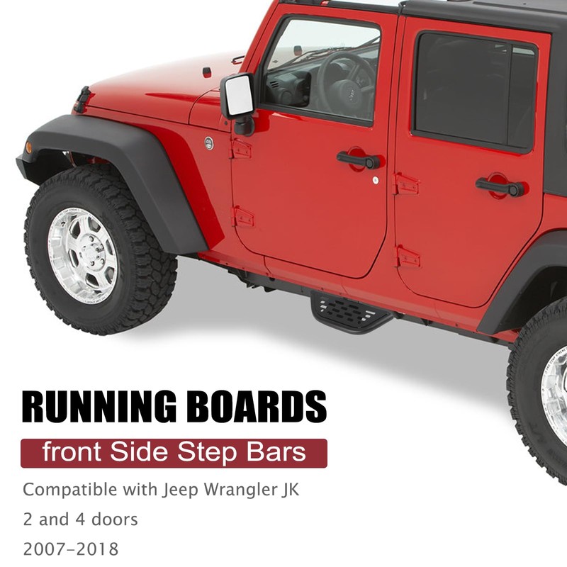 Side Steps for Jeep Wrangler JK 2007-2018 2/4 Door