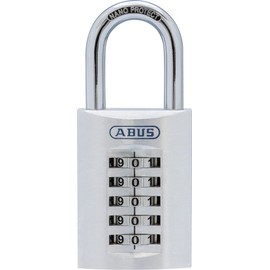 ABUS 183AL/45 Heavy Duty Combination Lock, Silver